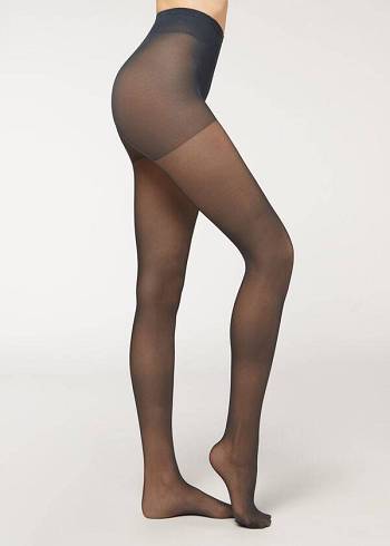 Calzedonia 40 Denier Action Medium Sheer Strumpfhose Damen Blau | CH2996HK