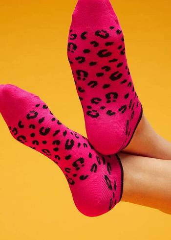 Calzedonia Checkered No-Show Socken Damen Rot | CH1921MA